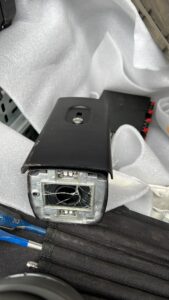Damaged CCTV Camera